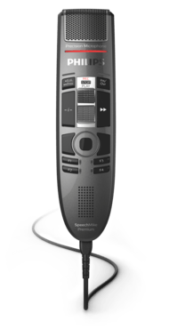 Philips 3710 SpeechMike Premium "TOUCH" USB dictation microphone - Slide Switch
