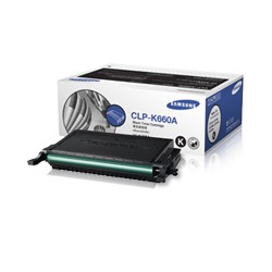Samsung CLP-K660A Black toner compatible with CLP-610ND, CLP-660N, CLP-660ND, CLX-6200FX, CLX-6200ND, CLX-6210FX, CLX-6240FX series - Approximate Yield 2,500