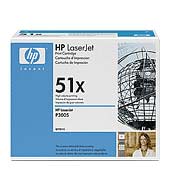 LaserJet P3005, M3027mfp, M3035mfp series printers - Black Toner Cartridge with Smart Printing Technology - High Yield (approx. 13,000 Yield) - Discontinued