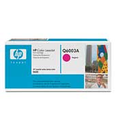 HP Q6003A Color LaserJet 1600, 2600, 2605, CM1015 MFP, CM1017 MFP color printers - Print Cartridge with ColorSphere Toner (approx 2,000 page/yield)