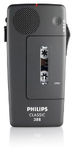 Philips 388 Mini Cassette Pocket Memo Recorder