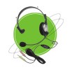 Andrea NC181 High Fidelity Monaural PC Headset with Noise Canceling Microphone with Volume/Mute Controls