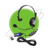 Andrea NC181 USB High Fidelity Monaural PC Headset with Noise Canceling Microphone with Volume/Mute Controls